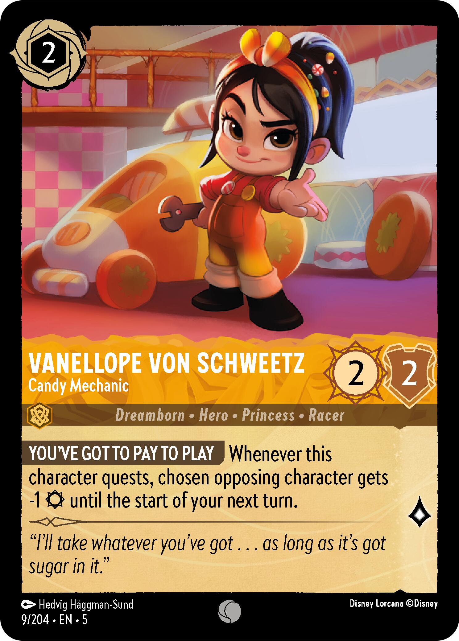 Vanellope von Schweetz - Candy Mechanic (9/204) [Shimmering Skies] | I Want That Stuff Brandon