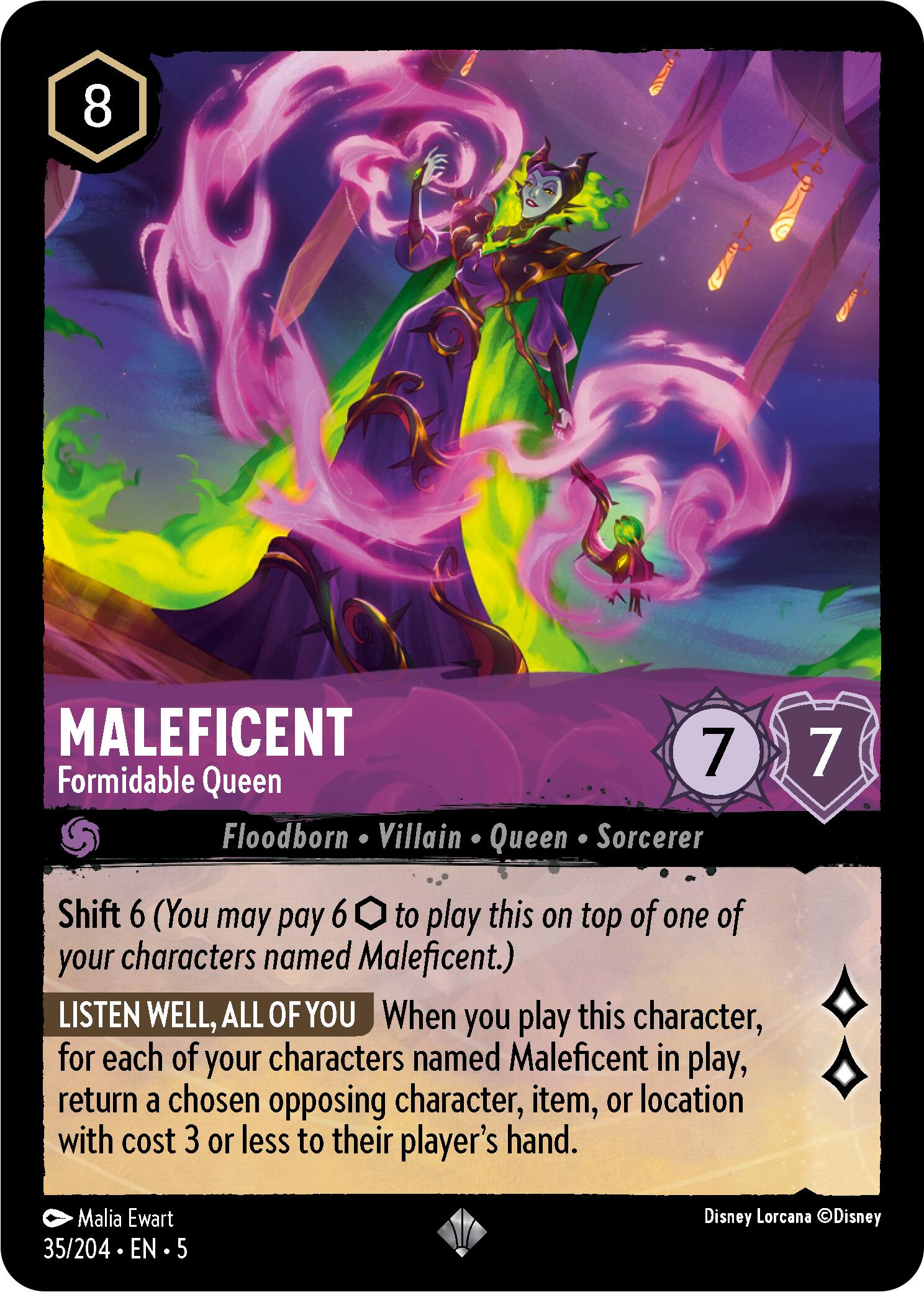 Maleficent - Formidable Queen (35/204) [Shimmering Skies] | I Want That Stuff Brandon