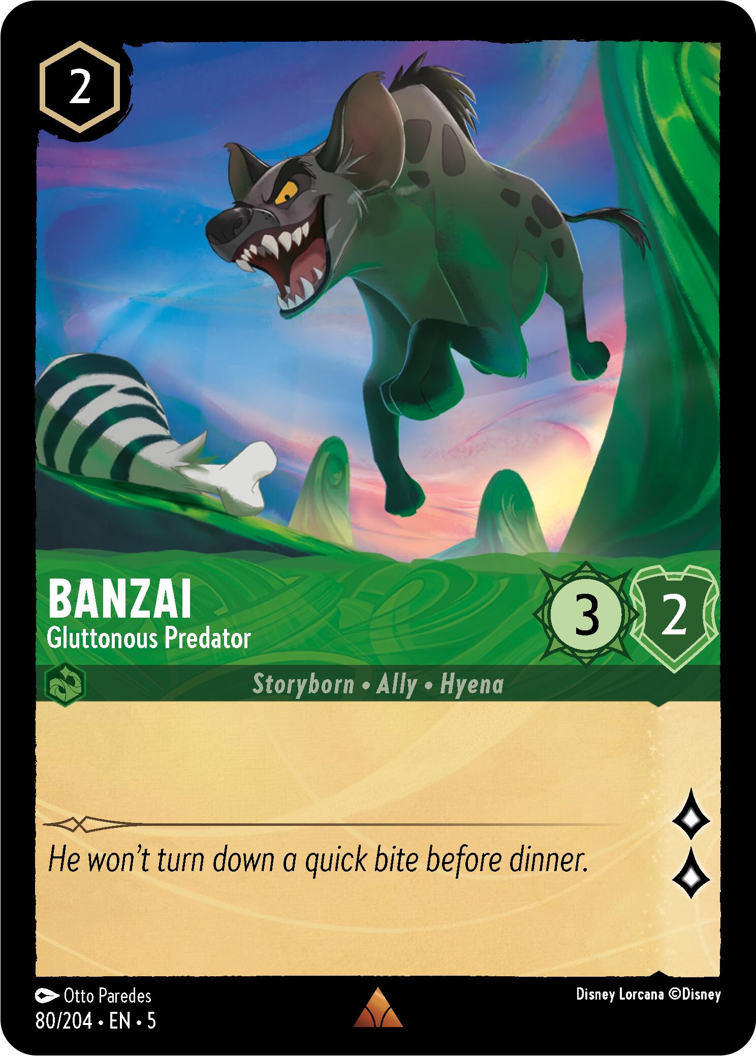 Banzai - Gluttonous Predator (80/204) [Shimmering Skies] | I Want That Stuff Brandon