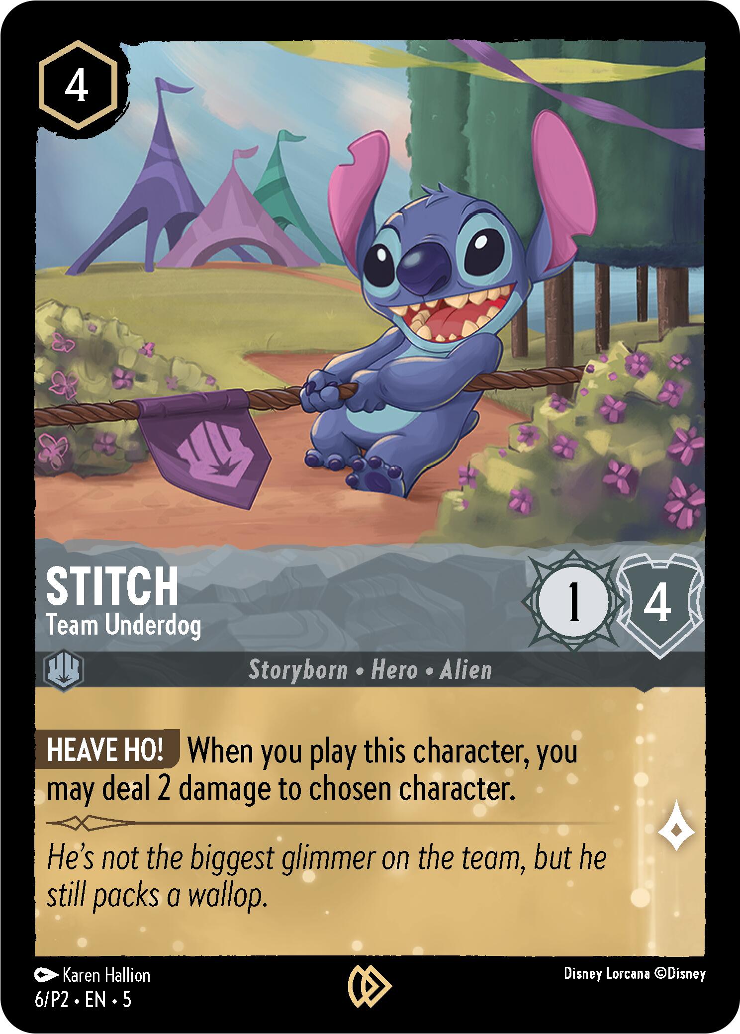 Stitch - Team Underdog (6) [Promo Cards] | I Want That Stuff Brandon