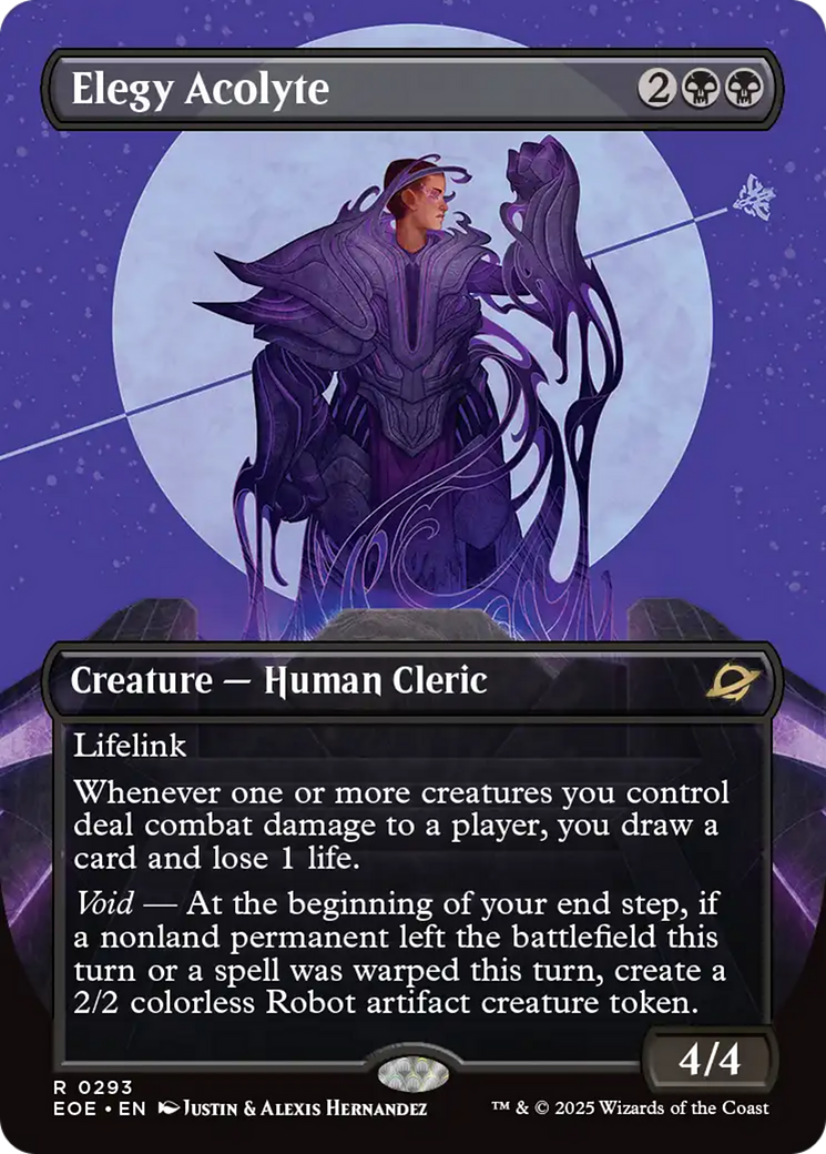 Elegy Acolyte (Borderless) [Edge of Eternities] | I Want That Stuff Brandon