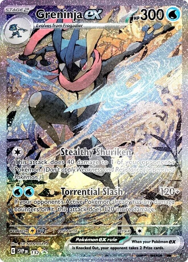 Greninja ex (132) [Scarlet & Violet: Black Star Promos] | I Want That Stuff Brandon