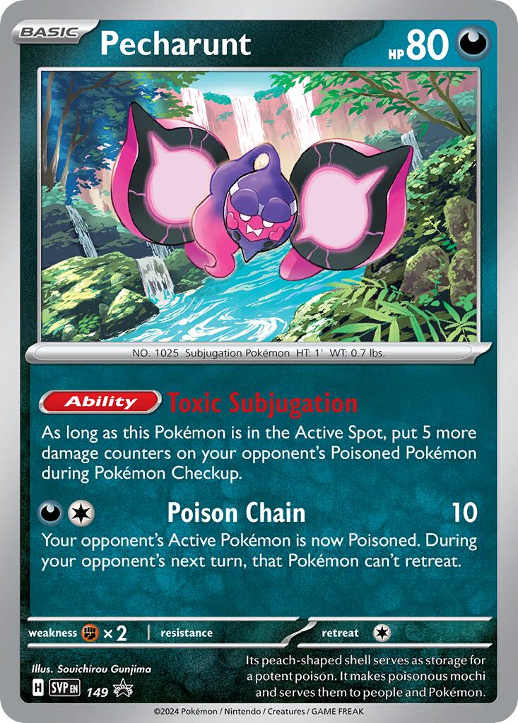 Pecharunt (149) [Scarlet & Violet: Black Star Promos] | I Want That Stuff Brandon