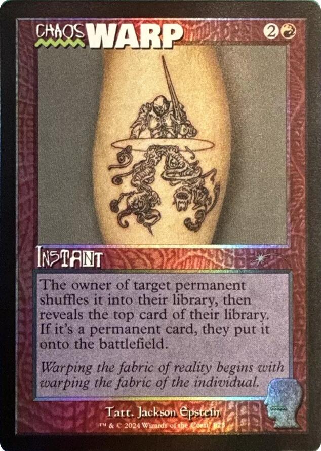 Chaos Warp (Rainbow Foil) [Secret Lair Drop Series] | I Want That Stuff Brandon