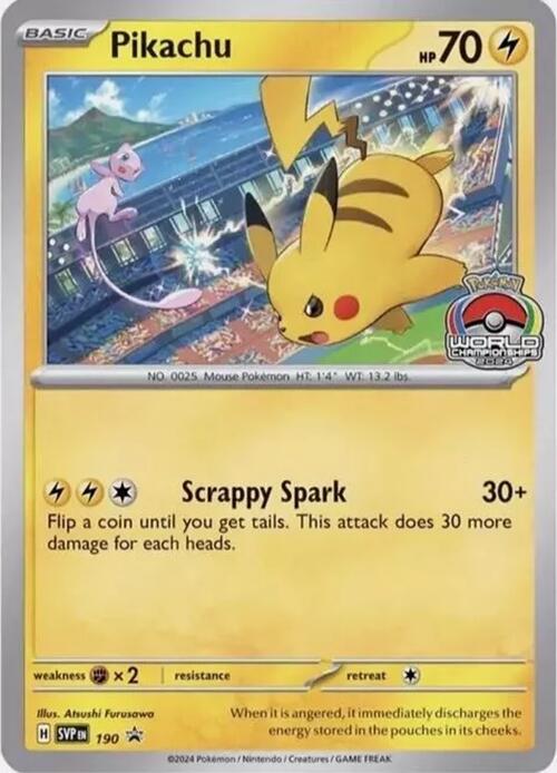 Pikachu (190) [Scarlet & Violet: Black Star Promos] | I Want That Stuff Brandon