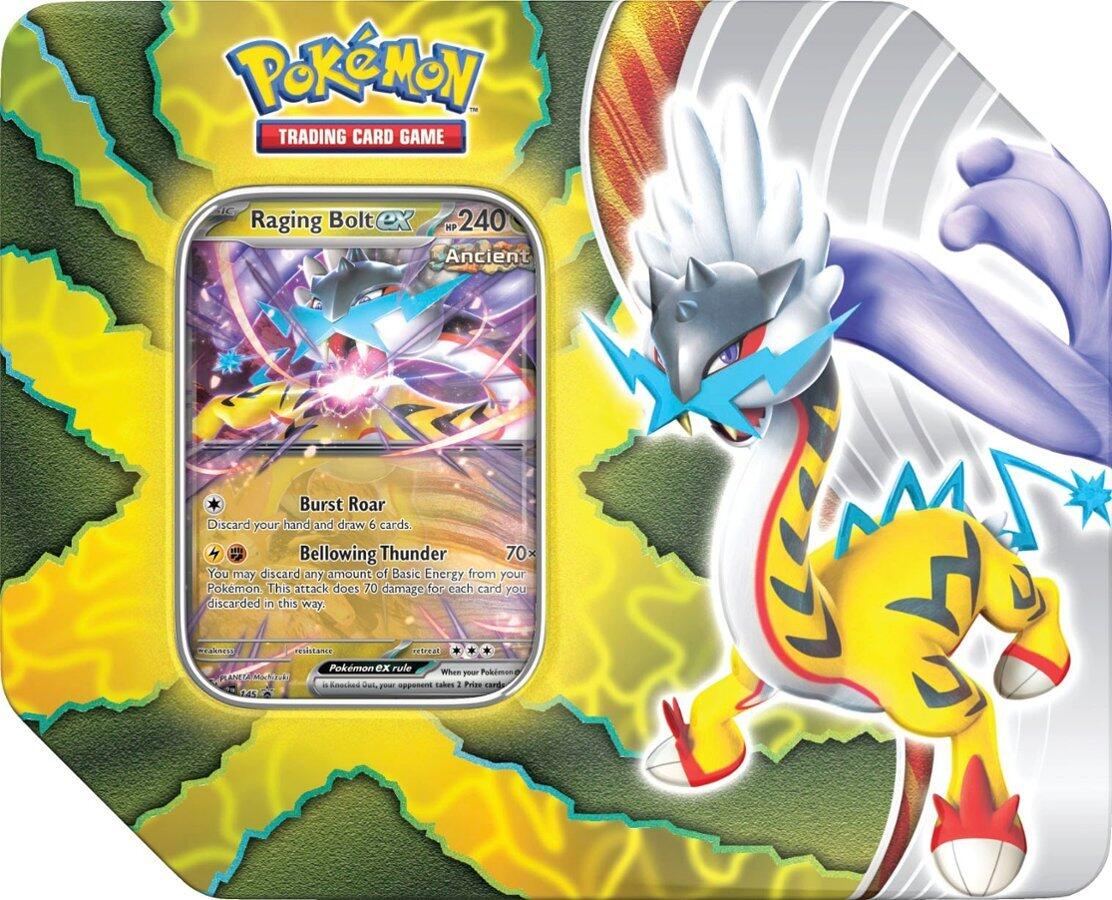 Paradox Destinies Tin (Raging Bolt ex) | I Want That Stuff Brandon