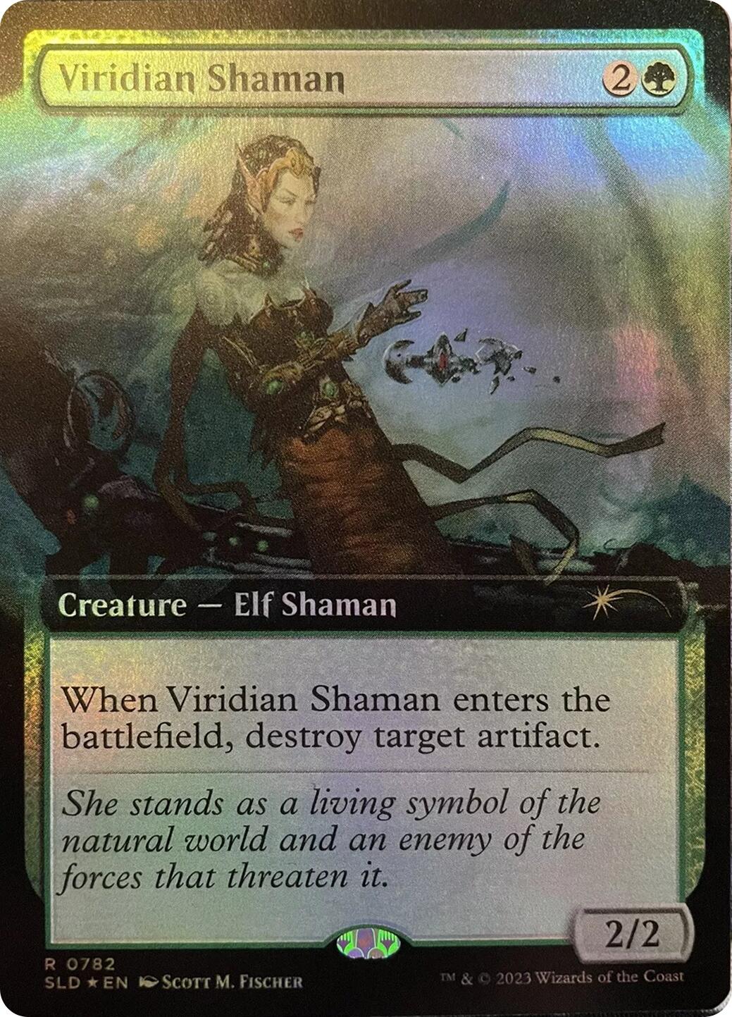 Viridian Shaman (Extended Art) [Secret Lair Drop Series] | I Want That Stuff Brandon
