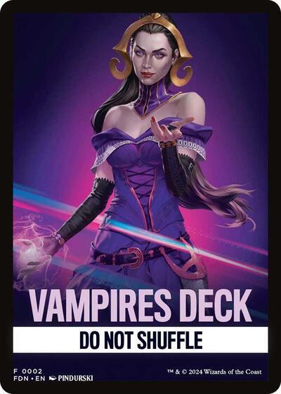 Vampires Deck Theme Card [Foundations Tokens] | I Want That Stuff Brandon