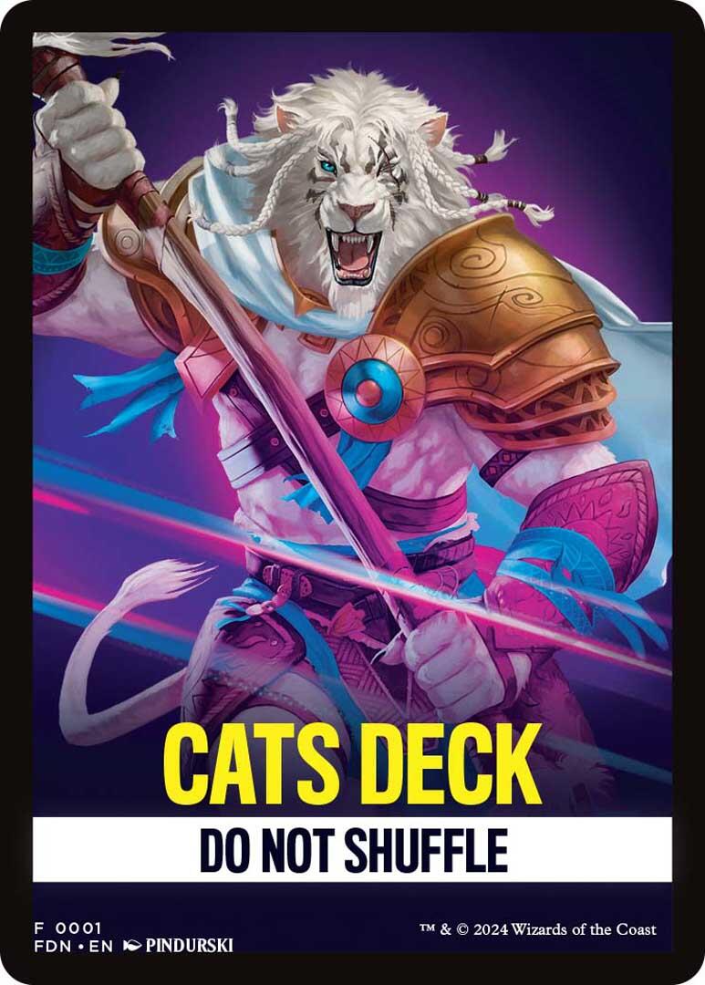 Cats Deck Theme Card [Foundations Tokens] | I Want That Stuff Brandon