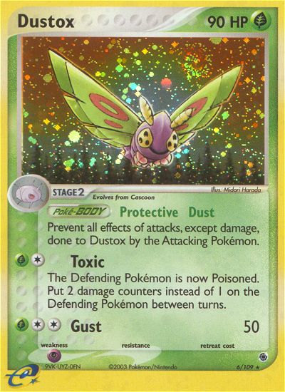 Dustox (6/109) [EX: Ruby & Sapphire] | I Want That Stuff Brandon