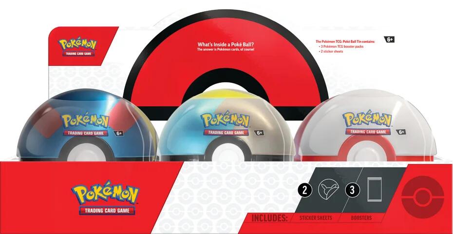 Poke Ball Tin Display (Winter 2024) | I Want That Stuff Brandon