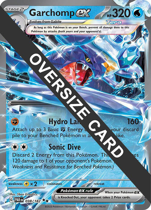 Garchomp ex (038) (Jumbo Card) [Scarlet & Violet: Black Star Promos] | I Want That Stuff Brandon