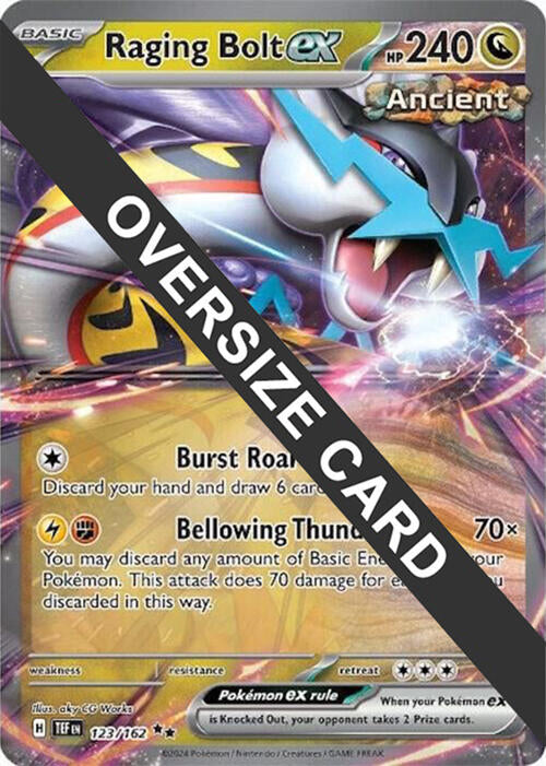 Raging Bolt ex (123) (Jumbo Card) [Scarlet & Violet: Black Star Promos] | I Want That Stuff Brandon