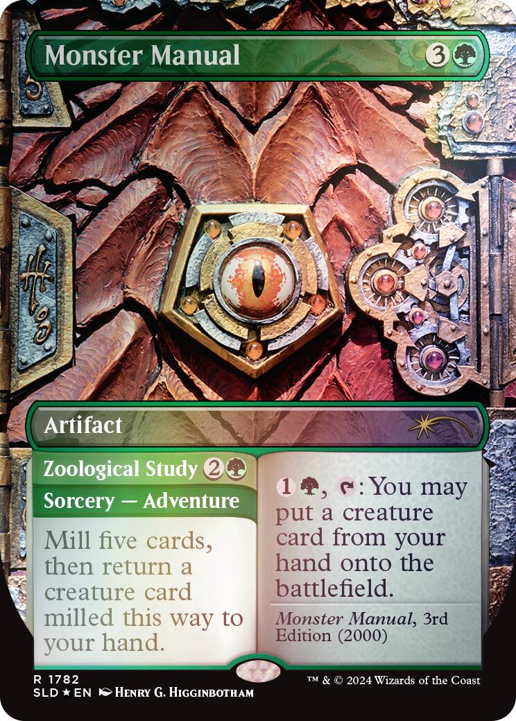 Monster Manual (Rainbow Foil) [Secret Lair Drop Series] | I Want That Stuff Brandon