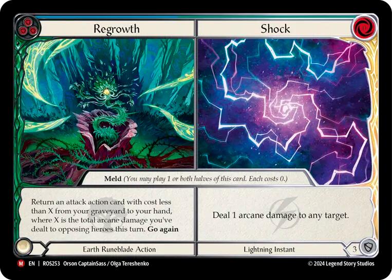 Regrowth // Shock [ROS253] (Rosetta)  Rainbow Foil | I Want That Stuff Brandon