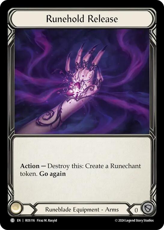 Runehold Release [ROS116] (Rosetta)  Cold Foil | I Want That Stuff Brandon