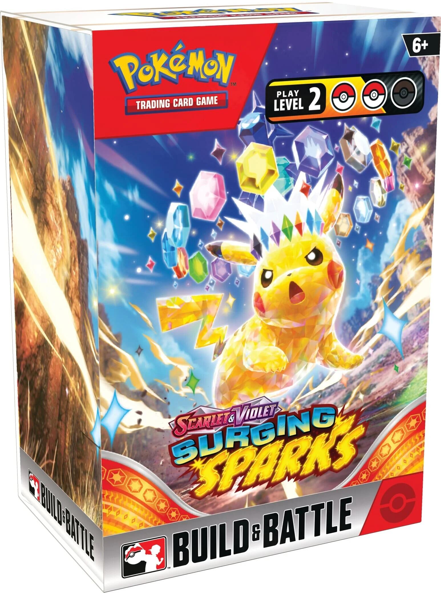 Scarlet & Violet: Surging Sparks - Build and Battle Box | I Want That Stuff Brandon