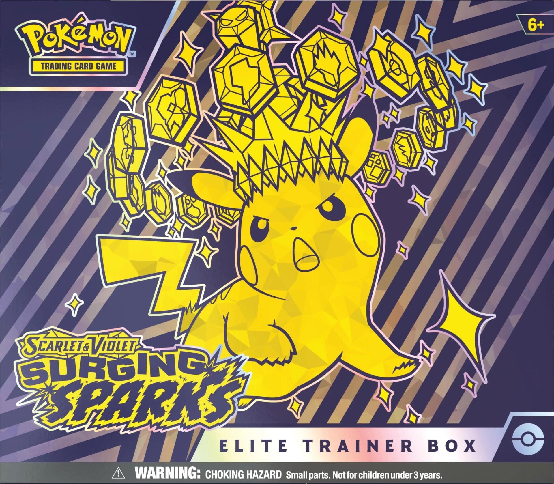 Scarlet & Violet: Surging Sparks - Elite Trainer Box | I Want That Stuff Brandon