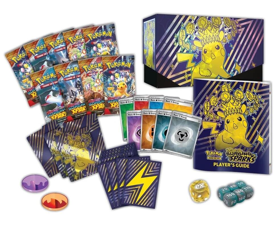 Scarlet & Violet: Surging Sparks - Elite Trainer Box | I Want That Stuff Brandon