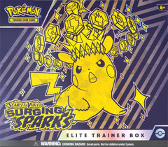 Scarlet & Violet: Surging Sparks - Elite Trainer Box | I Want That Stuff Brandon