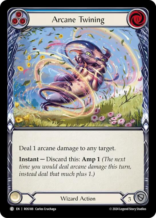 Arcane Twining (Blue) [ROS188] (Rosetta)  Rainbow Foil | I Want That Stuff Brandon