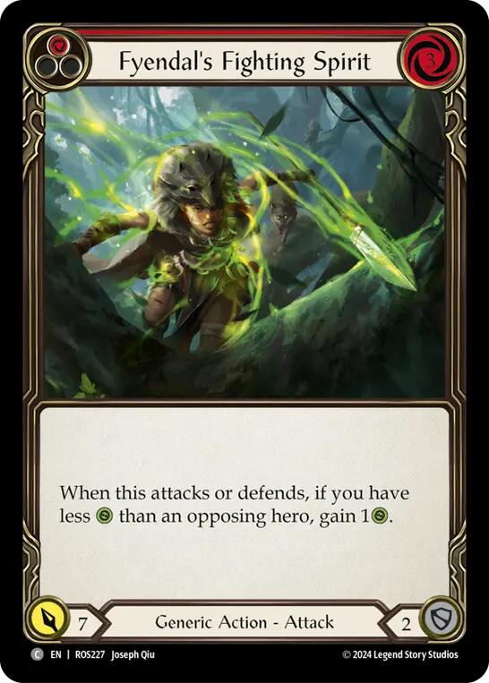 Fyendal's Fighting Spirit (Red) [ROS227] (Rosetta) | I Want That Stuff Brandon