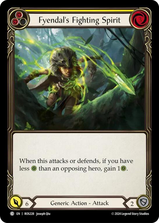 Fyendal's Fighting Spirit (Yellow) [ROS228] (Rosetta) | I Want That Stuff Brandon