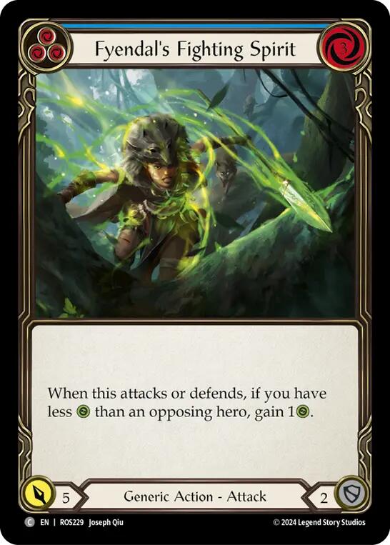 Fyendal's Fighting Spirit (Blue) [ROS229] (Rosetta) | I Want That Stuff Brandon