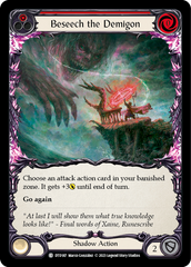 Beseech the Demigon (Red) [DTD187] (Dusk Till Dawn)  Rainbow Foil | I Want That Stuff Brandon