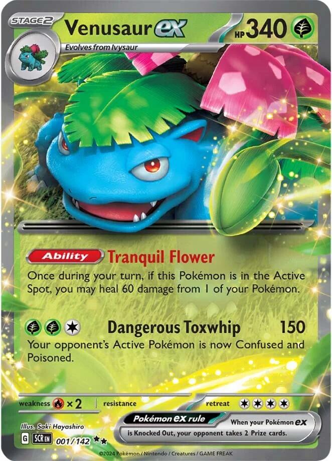 Venusaur ex (001/142) [Scarlet & Violet: Stellar Crown] | I Want That Stuff Brandon