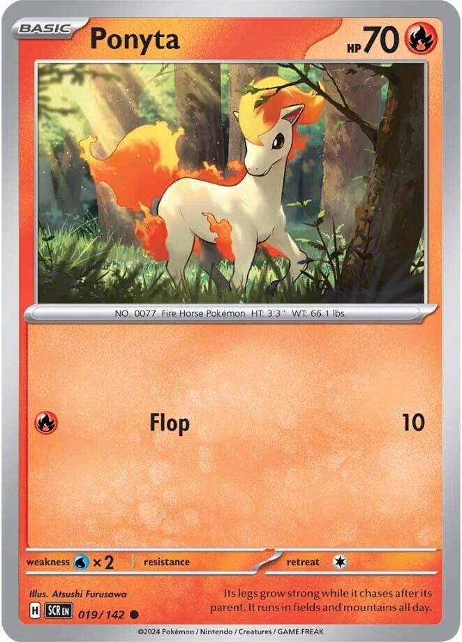 Ponyta (019/142) [Scarlet & Violet: Stellar Crown] | I Want That Stuff Brandon