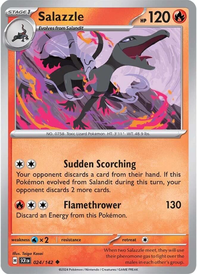 Salazzle (024/142) [Scarlet & Violet: Stellar Crown] | I Want That Stuff Brandon