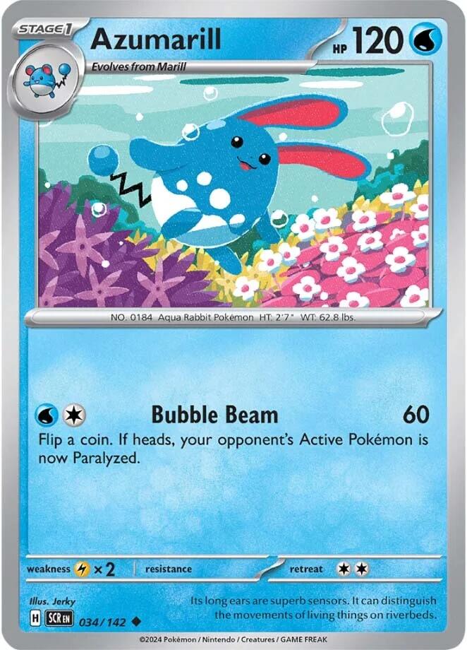 Azumarill (034/142) [Scarlet & Violet: Stellar Crown] | I Want That Stuff Brandon