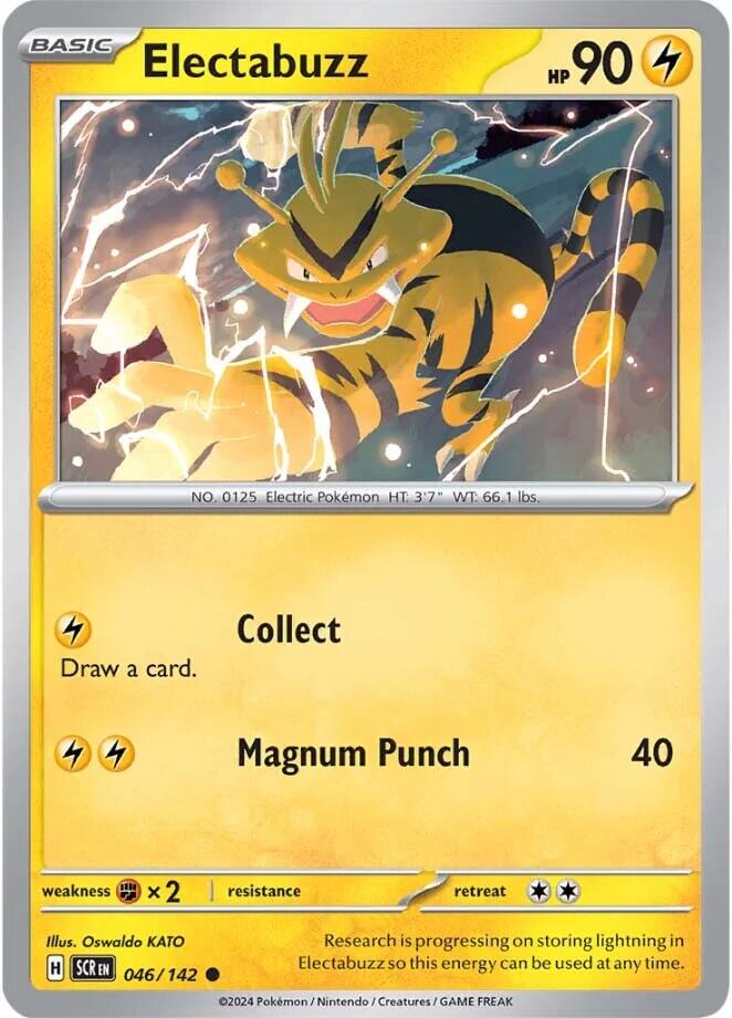 Electabuzz (046/142) [Scarlet & Violet: Stellar Crown] | I Want That Stuff Brandon