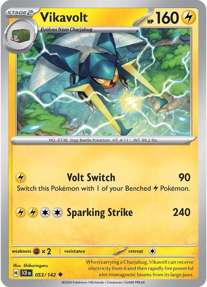 Vikavolt (053/142) [Scarlet & Violet: Stellar Crown] | I Want That Stuff Brandon