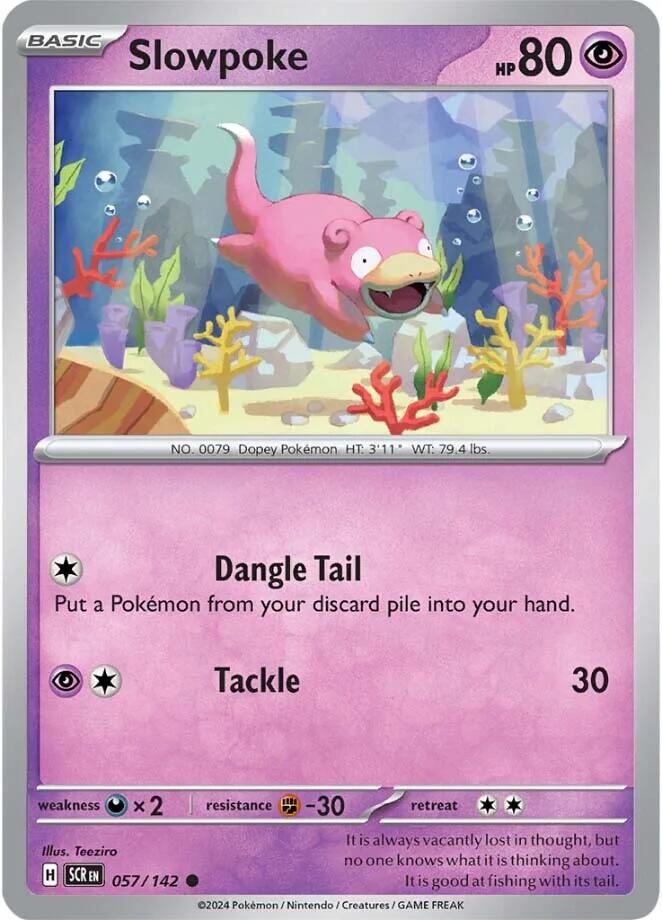 Slowpoke (057/142) [Scarlet & Violet: Stellar Crown] | I Want That Stuff Brandon