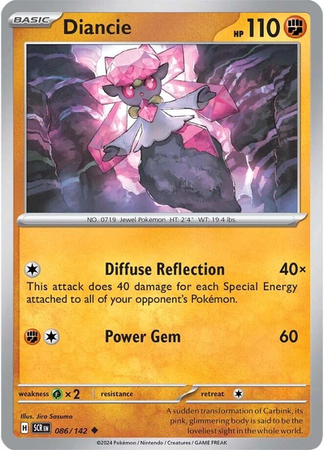 Diancie (086/142) [Scarlet & Violet: Stellar Crown] | I Want That Stuff Brandon