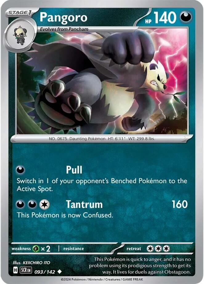 Pangoro (093/142) [Scarlet & Violet: Stellar Crown] | I Want That Stuff Brandon