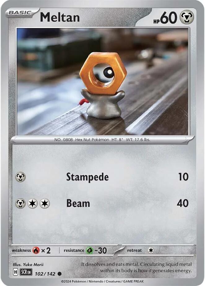 Meltan (102/142) [Scarlet & Violet: Stellar Crown] | I Want That Stuff Brandon