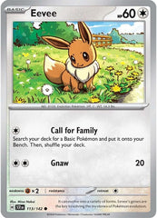 Eevee (113/142) [Scarlet & Violet: Stellar Crown] | I Want That Stuff Brandon