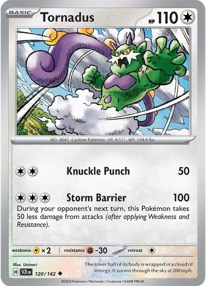 Tornadus (120/142) [Scarlet & Violet: Stellar Crown] | I Want That Stuff Brandon