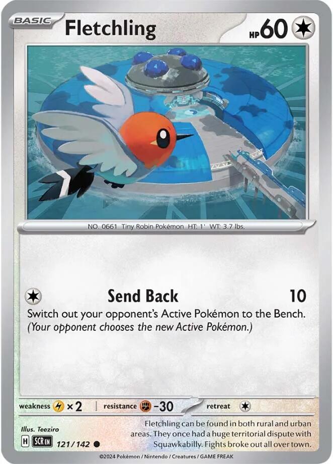 Fletchling (121/142) [Scarlet & Violet: Stellar Crown] | I Want That Stuff Brandon