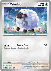 Wooloo (124/142) [Scarlet & Violet: Stellar Crown] | I Want That Stuff Brandon