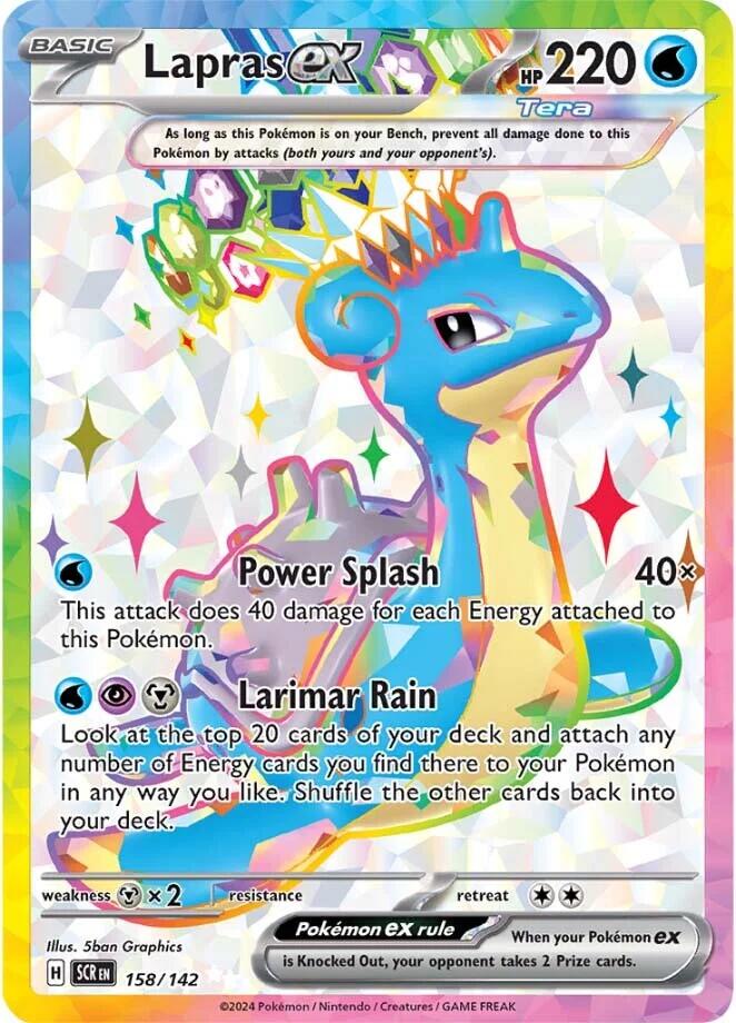 Lapras ex (158/142) [Scarlet & Violet: Stellar Crown] | I Want That Stuff Brandon