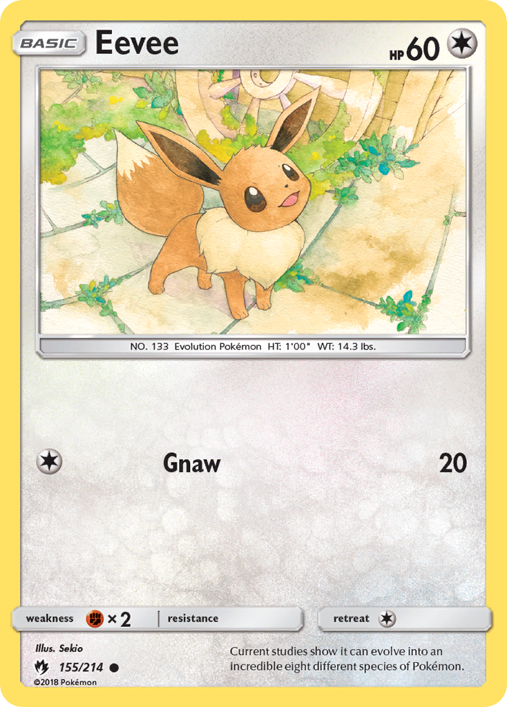 Eevee (155/214) [Sun & Moon: Lost Thunder] | I Want That Stuff Brandon