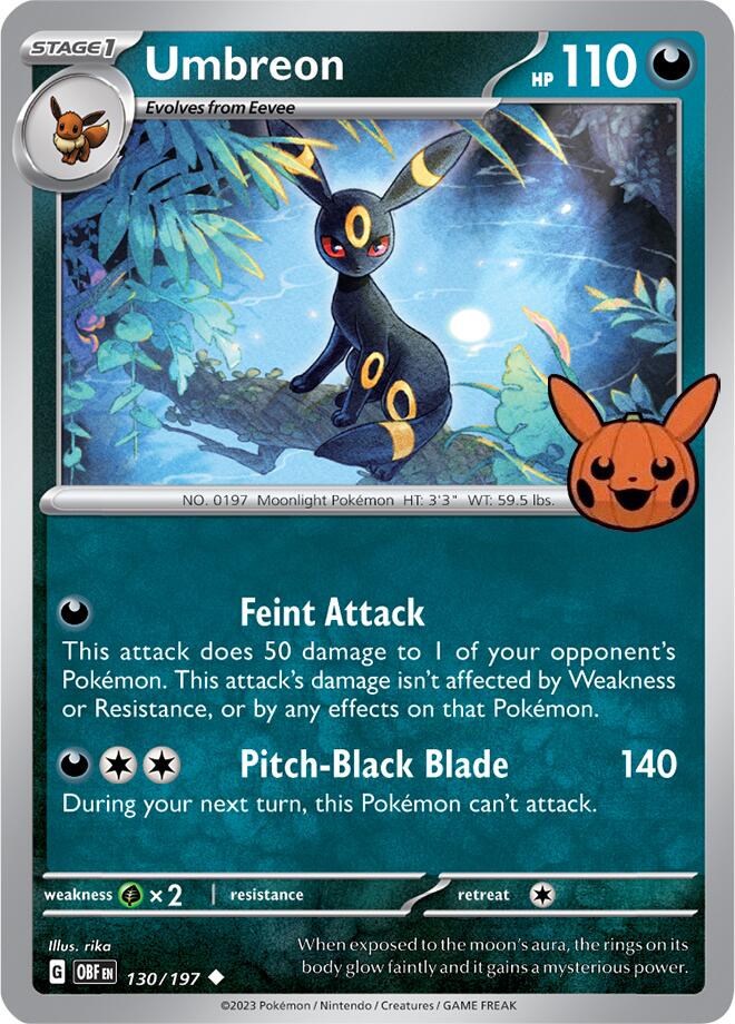 Umbreon (130/197) [Trick or Trade 2024] | I Want That Stuff Brandon