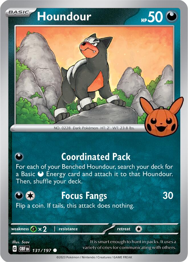 Houndour (131/197) [Trick or Trade 2024] | I Want That Stuff Brandon