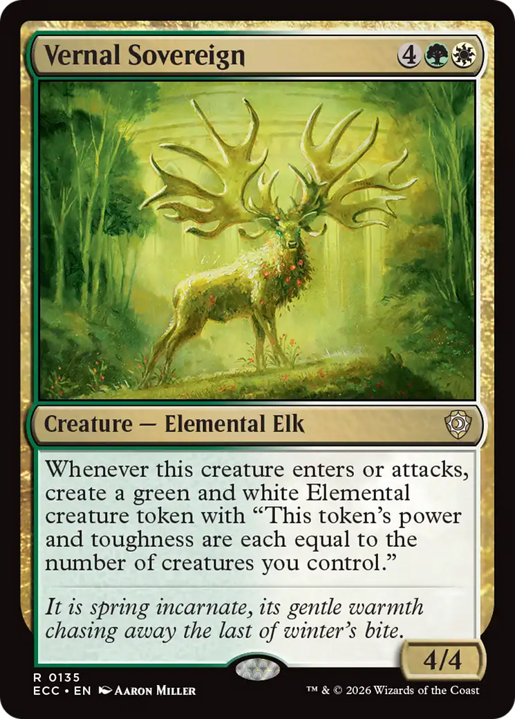 Vernal Sovereign [Lorwyn Eclipsed Commander] | I Want That Stuff Brandon