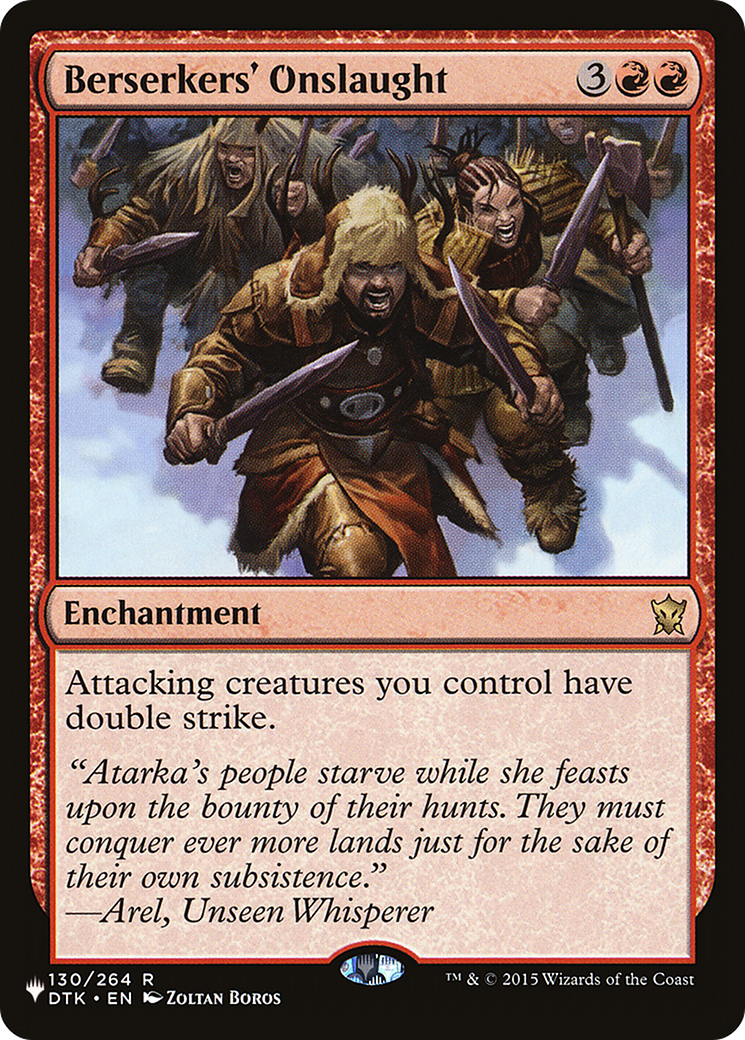 Berserkers' Onslaught [The List Reprints] | I Want That Stuff Brandon