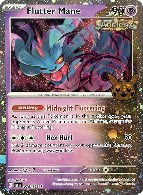 Flutter Mane (078/162) (Cosmos Holo) [Trick or Trade 2024] | I Want That Stuff Brandon